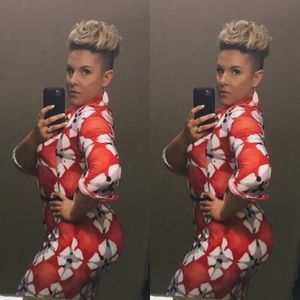 BCBGMaxazria Button Down Dress